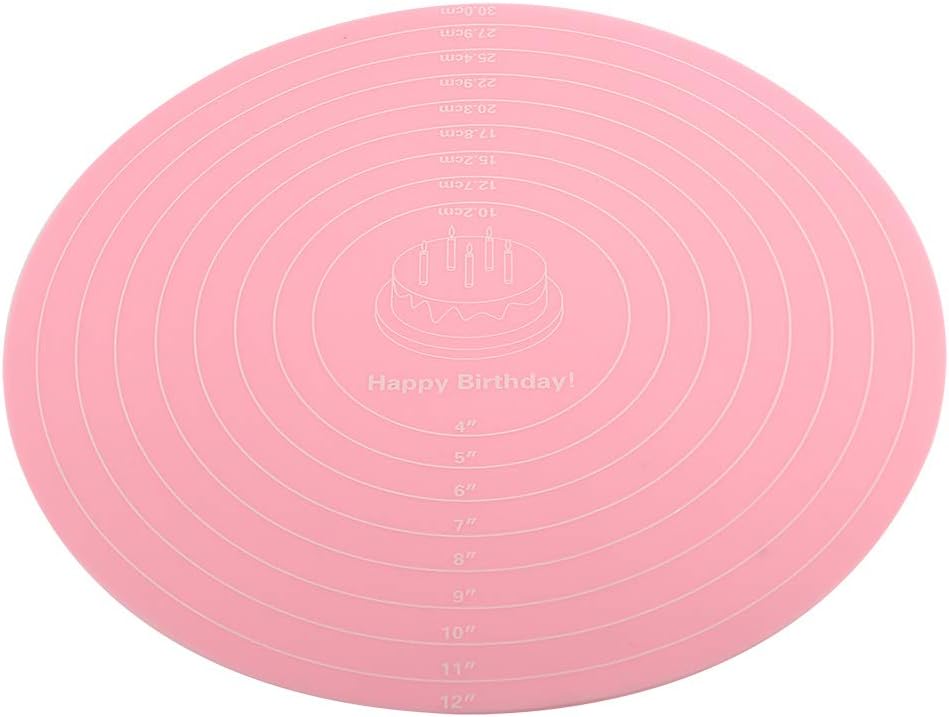 Silicone Baking Mat, Heat Resistant Non Stick Pastry Mat with Measurements for Rolling Dough