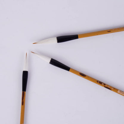 Hbasyp Chinese Traditional Calligraphy Brush/Chinese Calligraphy Watercolor Sumi Drawing Brush Wool/Painting Sumi Set((L + M + S))