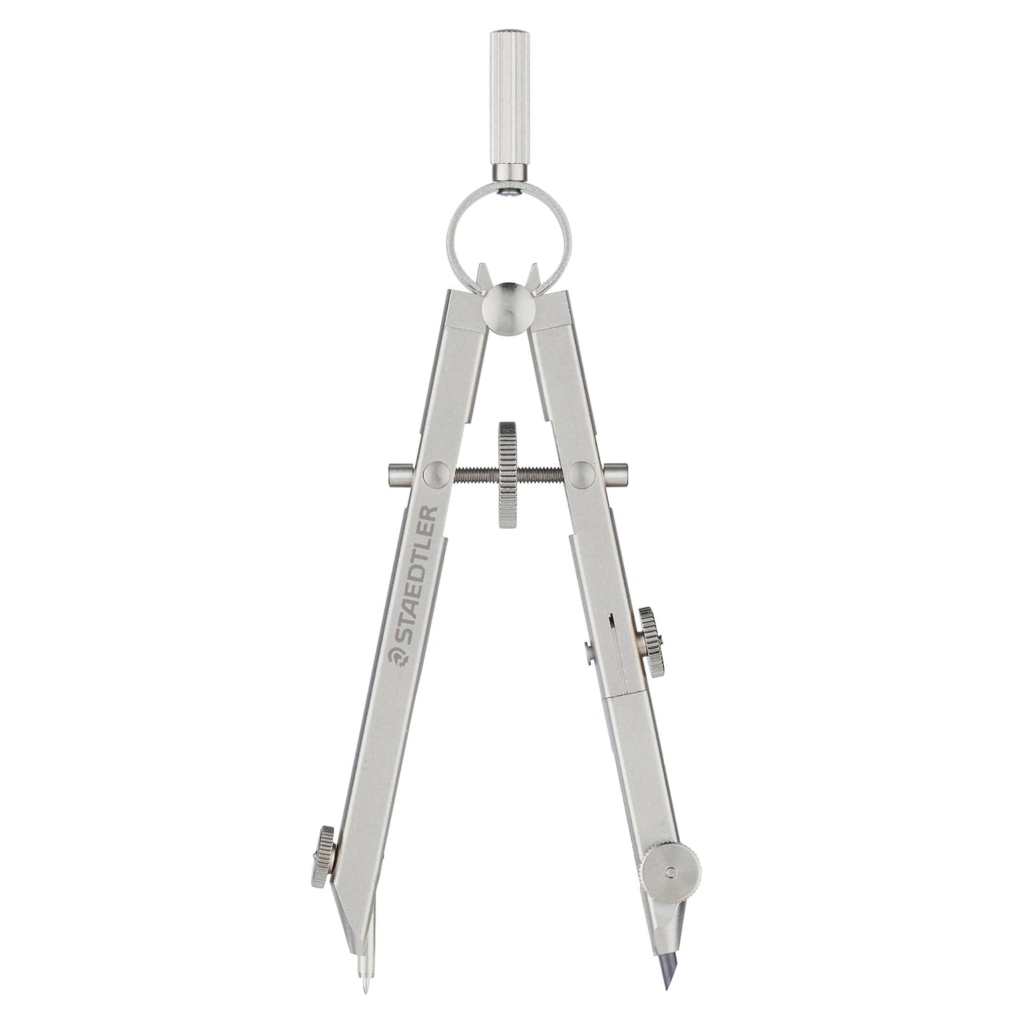 Staedtler Compass for Drafting, Spring Small Compass, Insertion Diameter 0.2 inches (4 mm), 557 62N