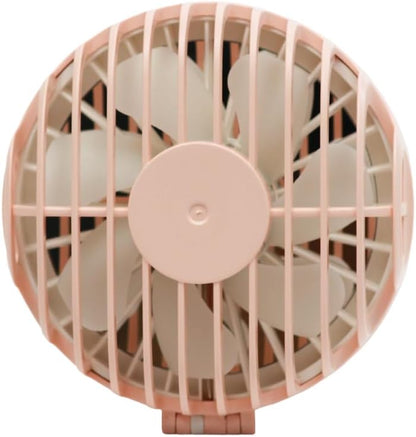 Compact Mini Fan Mirror, Handheld Portable USB Rechargeable Adjustable Speed Fan for Makeup Travel