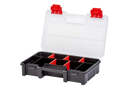 3-Pack Organizer Set – Small Parts Storage Boxes with Removable Dividers – 1 Medium & 2 Mini Hardware Cases for Screws, Bolts, Crafts – Durable Nylon Toolbox for Garage or Travel Use