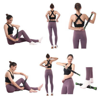 Muscle Roller, Massage Roller Stick for Athletes, Help Reducing Muscle Soreness Cramping Tightness Leg Arms Back Calves Muscle Massager