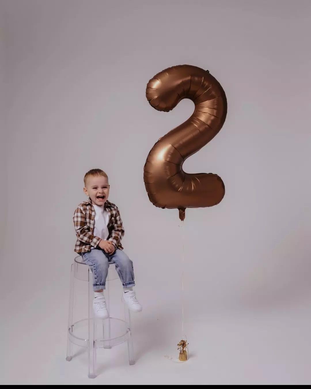 Regine Switzerland Dark Brown Number Balloon - 40 Inch Coffee Brown 0 for Birthday Party Decorations