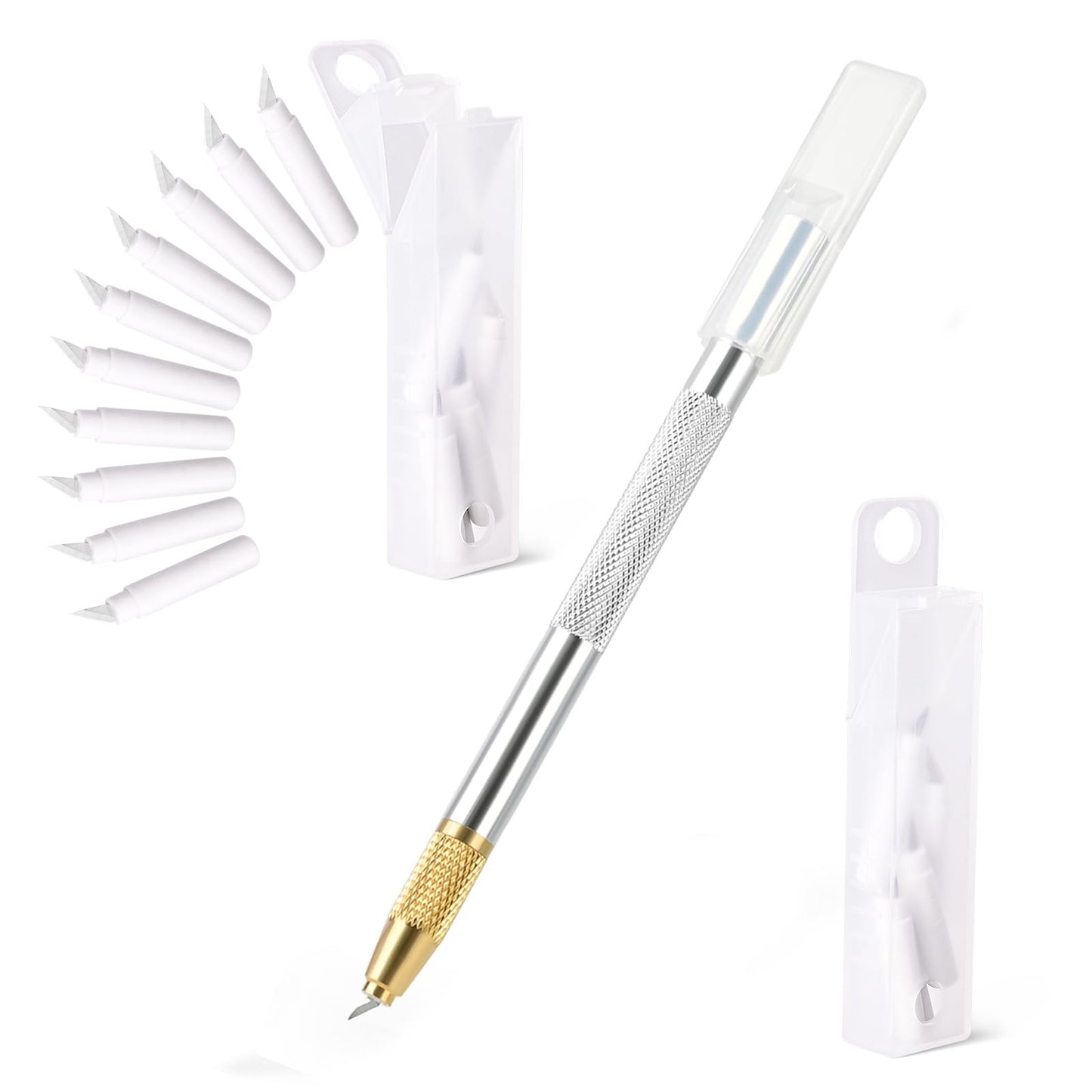 EHDIS 360° Swivel Blade Craft Knife – Precision Rotary Cutter for Intricate Designs | Effortless Curves on Paper, Vinyl, Model Making, Art, Working-Stencil, Crafting