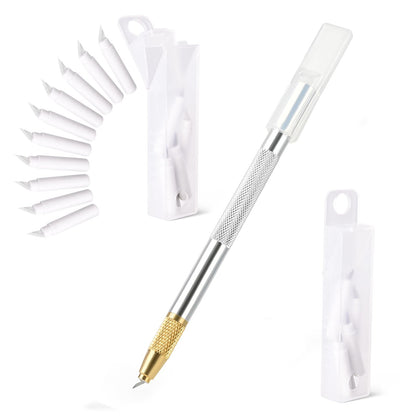 EHDIS 360° Swivel Blade Craft Knife – Precision Rotary Cutter for Intricate Designs | Effortless Curves on Paper, Vinyl, Model Making, Art, Working-Stencil, Crafting