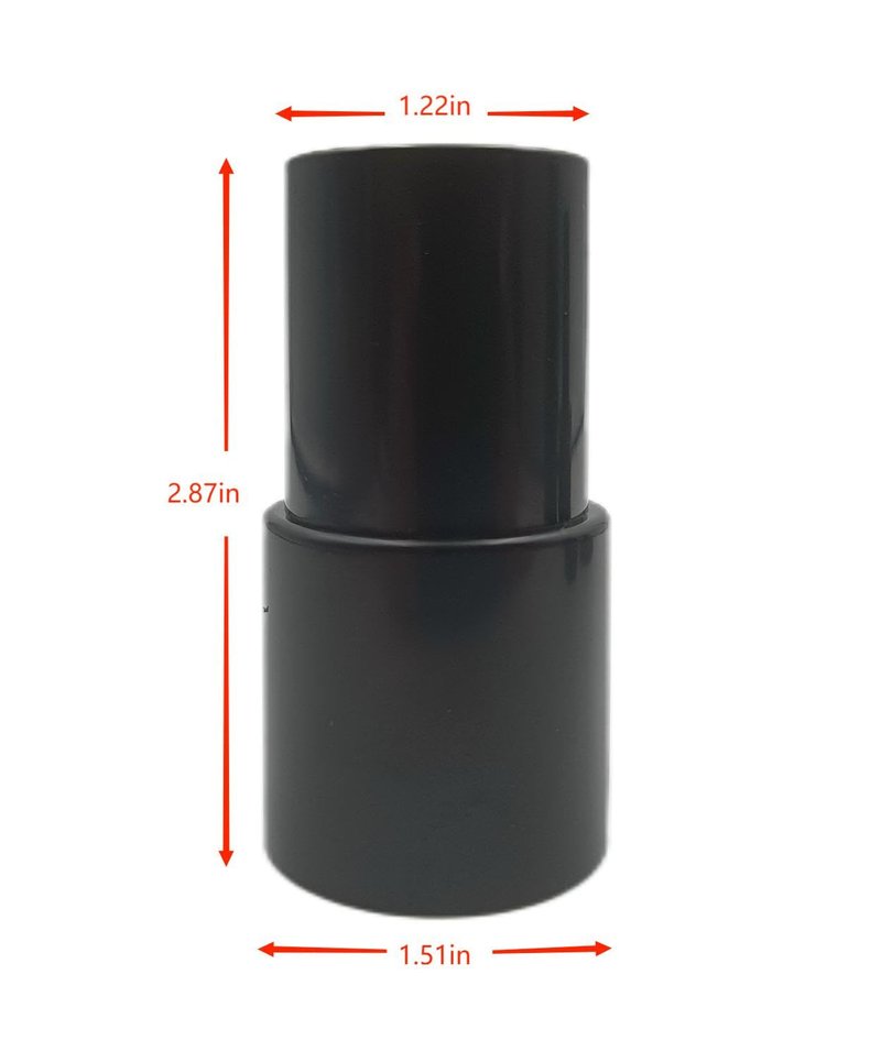 Plastic Vacuum Converter Reducer Attachments Fits Vacuum Cleaner， 1-3/8" to 1-1/4", 2-1/2" to 1-1/4", 1-1/4" to 1-3/8" to 1-1/2"（6 Pieces）