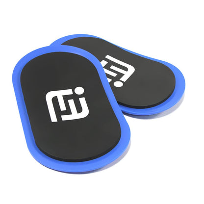 Ehsyxslx Blue Gliding Discs Core Sliders(Curved Arc) Smooth Use On Carpet Floor Exercise Sliders Equipment.Compact Core Gliders for Home Gym - Fitness Equipment & Full-Body Workout Accessories