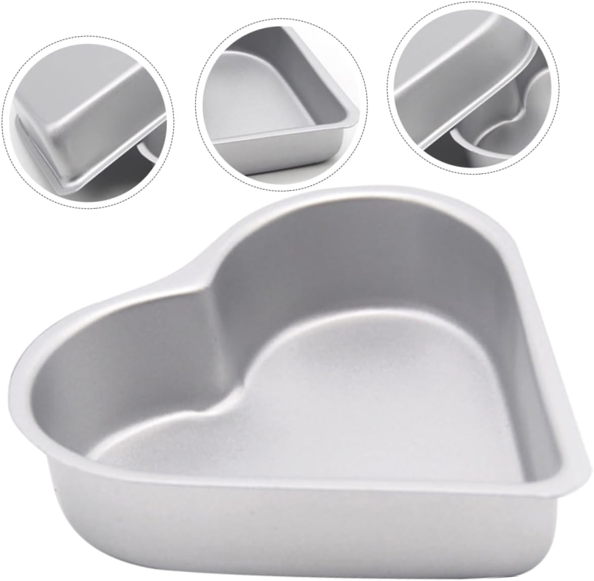 3pcs Heart Pudding Mold Cake Making Tray, Non-stick Heart Cake Pan, Donut Molds, Baking Supplies