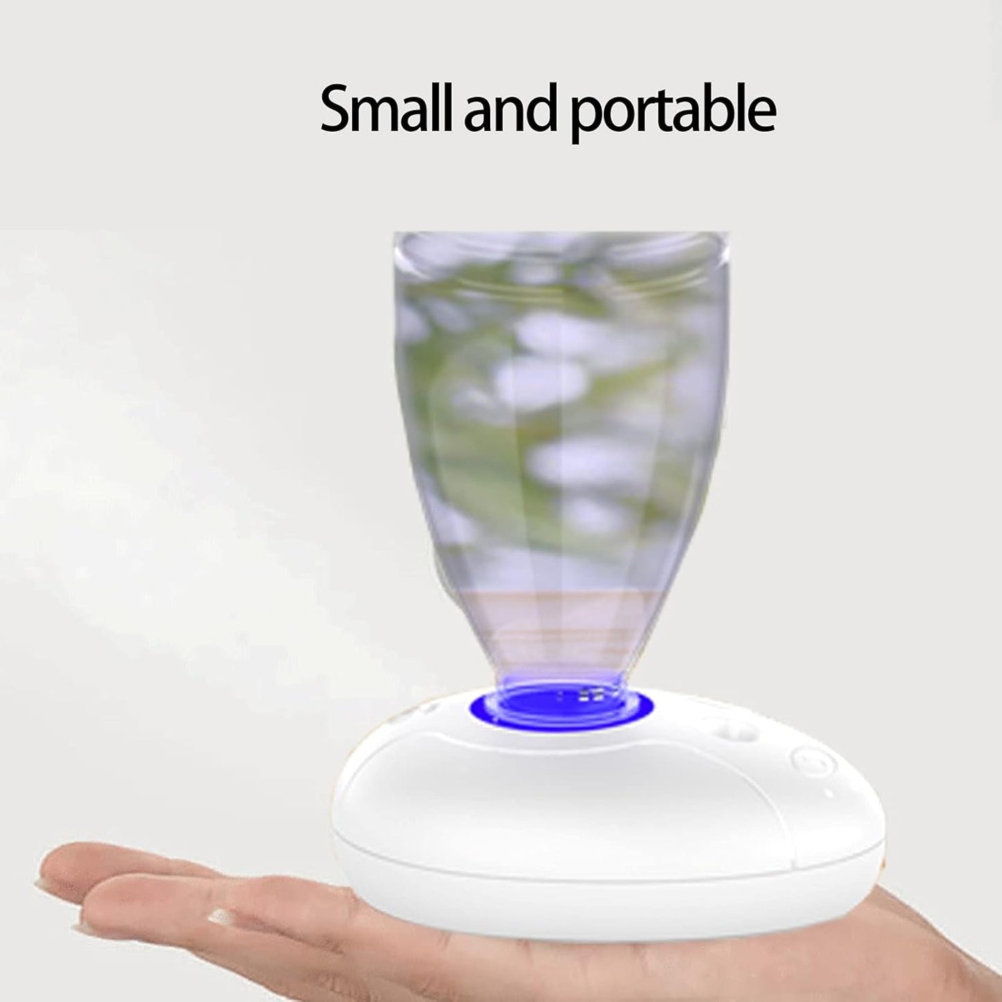 Mini Humidifier, Cool Mist Humidifier Essential Oil Diffuser, Portable USB Plug Water Bottle Humidifier for Travel