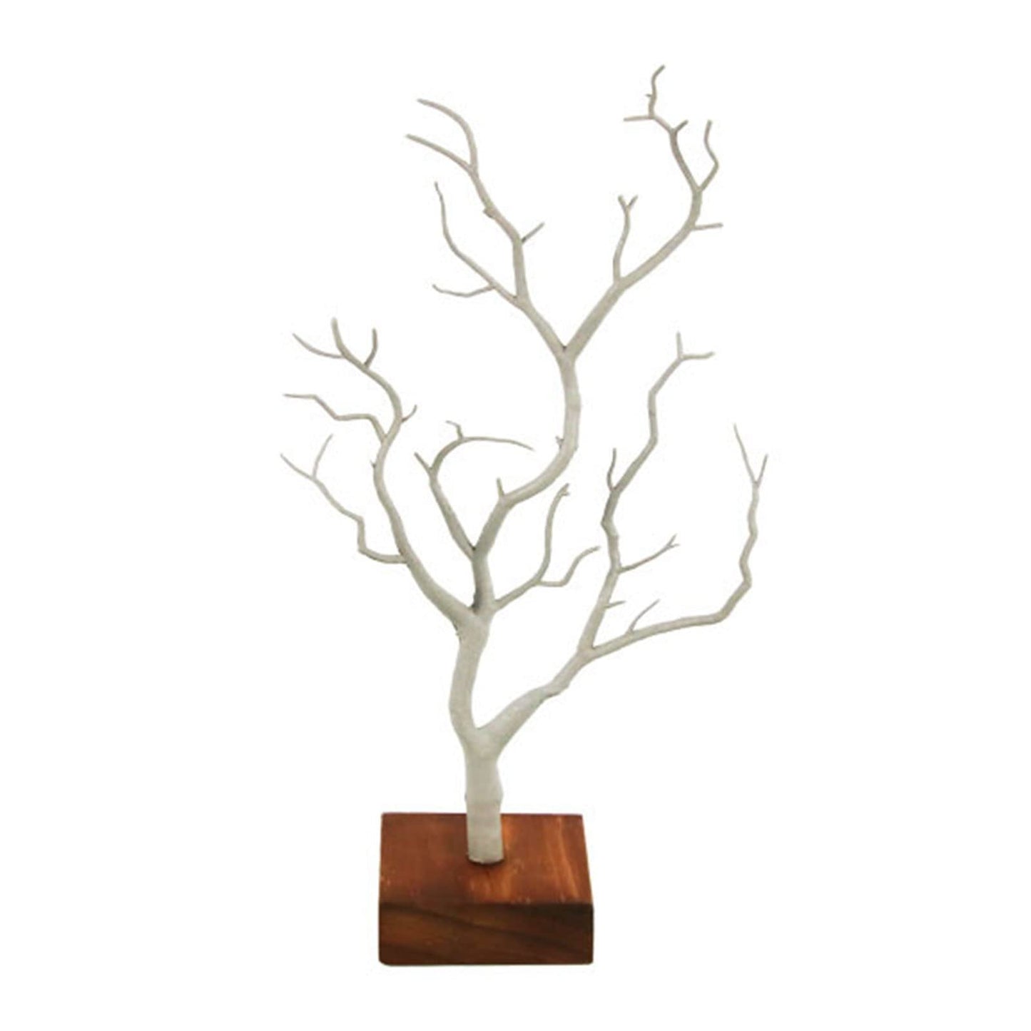 XANHOY Jewelry Stand Tree Small Jewelry Organizer Necklace Holder Rack Display Tower With Wooden Base For Earring Stand