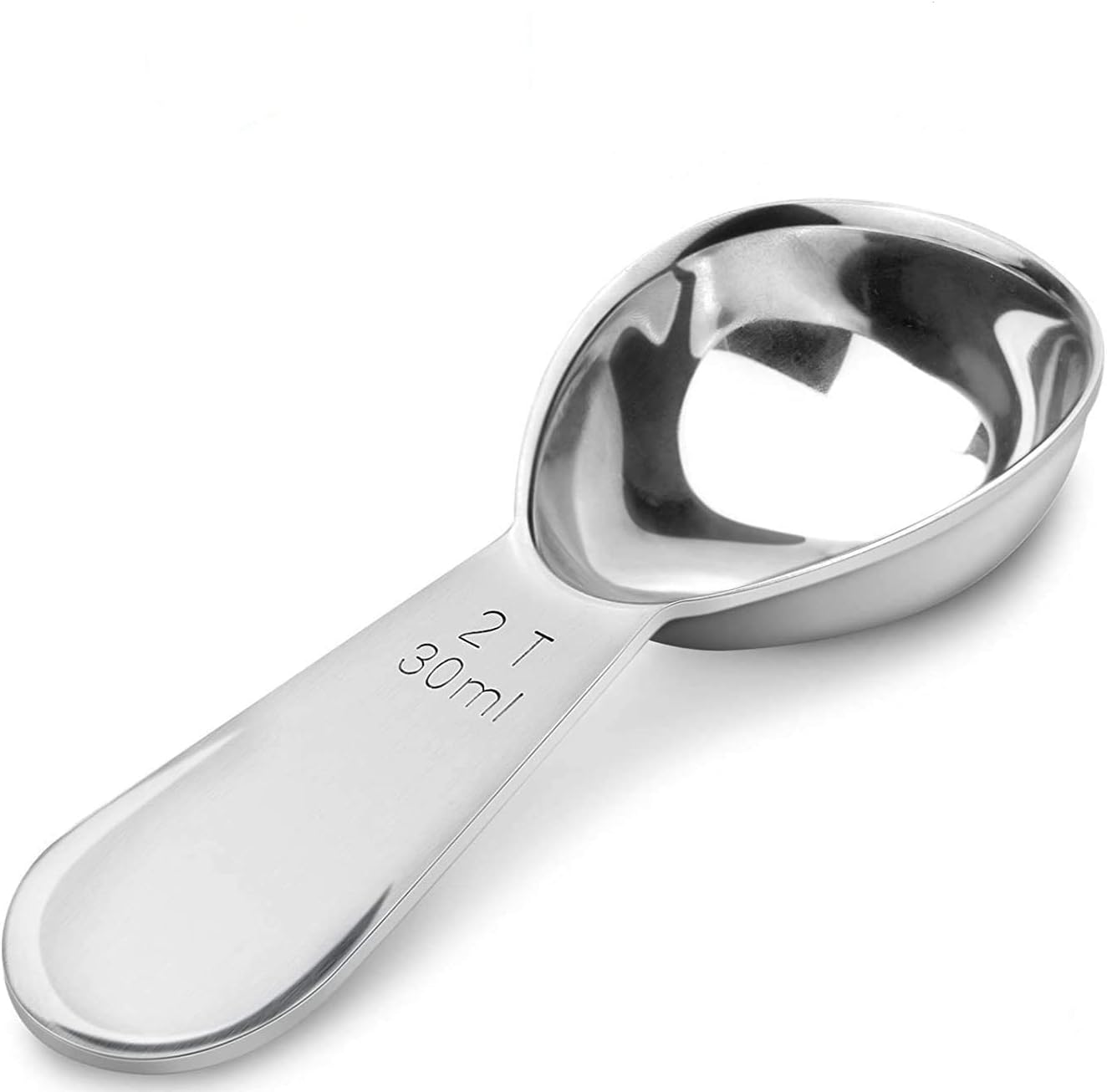 izelokay 2 30ML Coffee Scoop, Stainless Steel Table Spoon