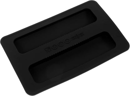 STOBAZA Silicone Toaster Lid, 2 Slices Toaster Cover, Kitchen Appliance Top Cover, Black