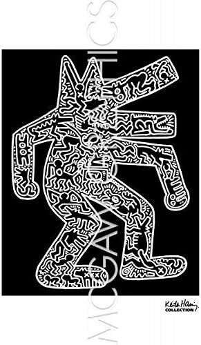 Bruce McGaw Graphics Dog Art Print Poster, 1985 by Keith Haring, Paper Size 14" x 11", Image Size 10" x 8"