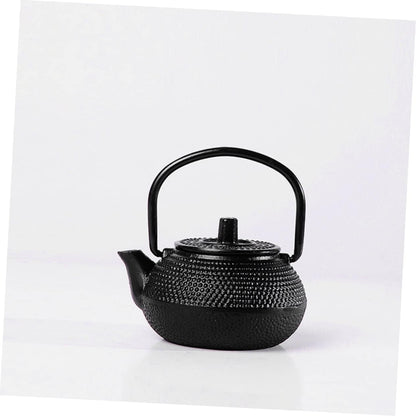 Hemoton Cast Iron Teapot Tea Set, Retro Metal Coffee Kettle for Stove Top, Mini Tea Kettle Optional Iron Kettle
