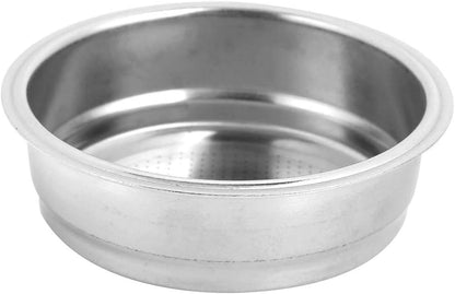 51mm Non Pressurized Filter, Stainless Steel Reusable Coffee Machine Strainer Bowl, Single Basket for De Longhi