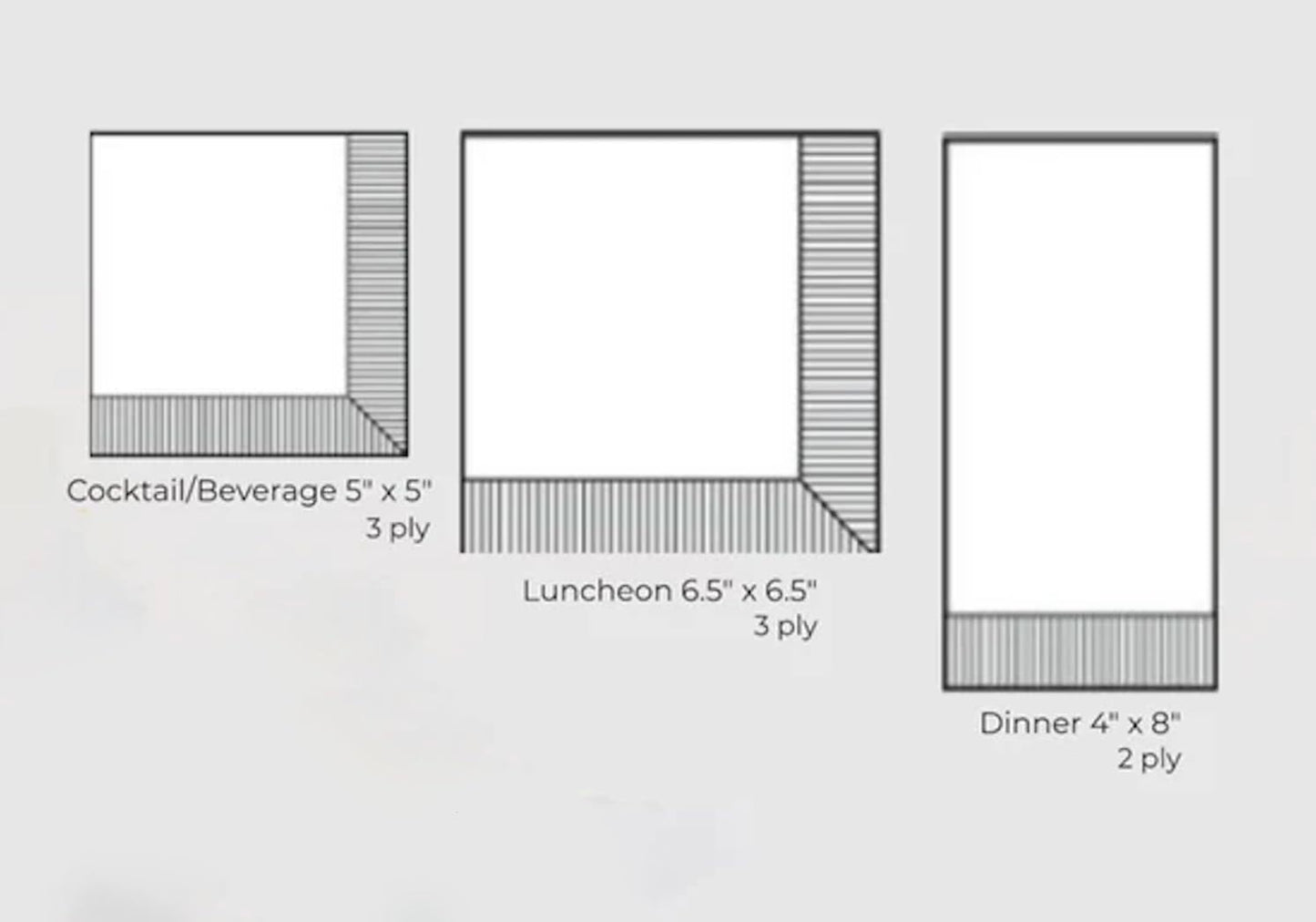 3-Ply 8.25" 4.5", 16-Count IHR Ideal Home Range Dinner Napkins Disposable Paper Hand Towels, x Lucky Cuties Plaid