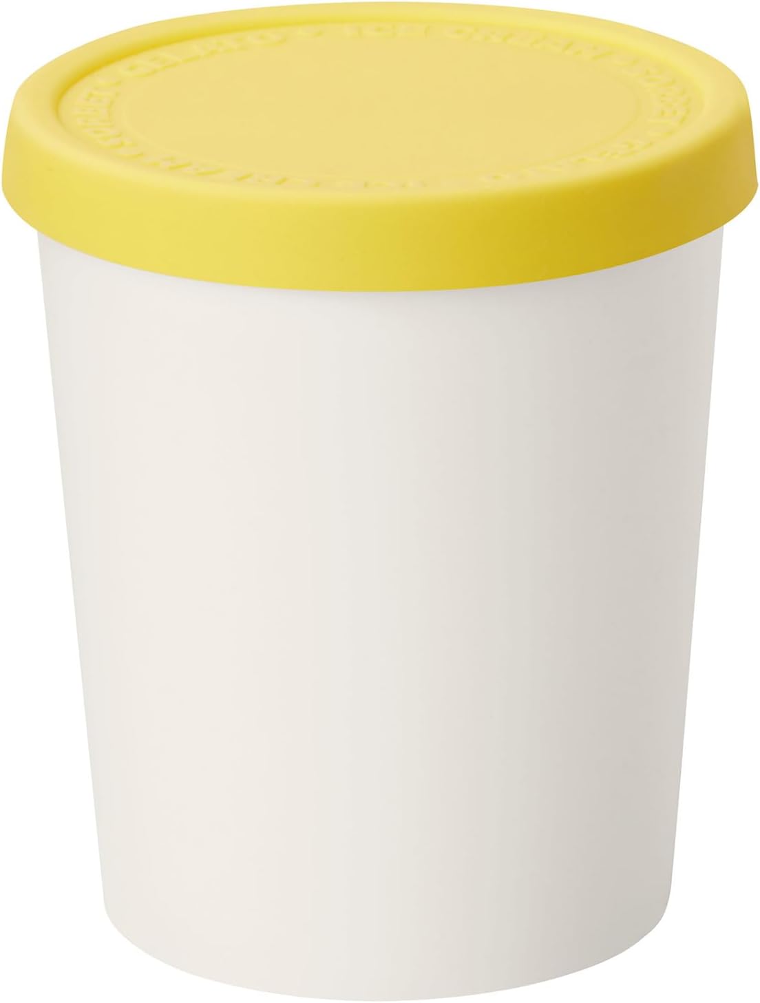 1 Tovolo Sweet Treat, Reusable Ice Cream Container for Homemade Ice Cream, Lemon - Quart Stackable Storage Tubs