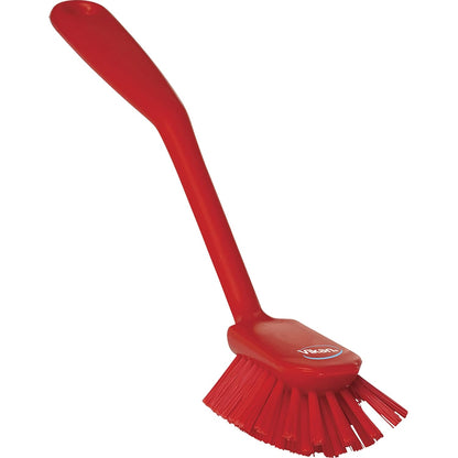 42374 Edge,Medium,11",PP/PBT,Red Vikan Brush,Dish,Scraping