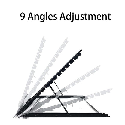 A3S/A4 Light Pad Metal Stand - 9 Angles Adjustable Non-Skidding Holder for Laptop, Light Board/Box/Table, Tracing for 5D Diamond Painting | Sketching | Drawing