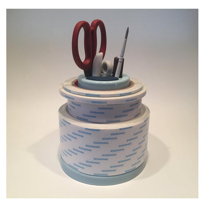 Scor-Pal The Stacker – Craft Tape Roll Holder & Stackable Storage for 3" Core Double-Sided Tape Rolls