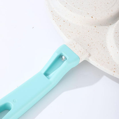 Nonstick Aluminium Egg Frying Pan, 2-Cup Omelette & Pancake Pan, Small Frying Pan for Cooking Eggs & Burgers
