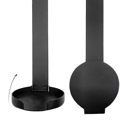 AimtoHome Black Wall Candle Sconces Set of 2, Cast Iron Wall Mounted Candle Holders, Multi-Purpose Farmhouse & Minimalist Modern Decor for Living Room, Hallway
