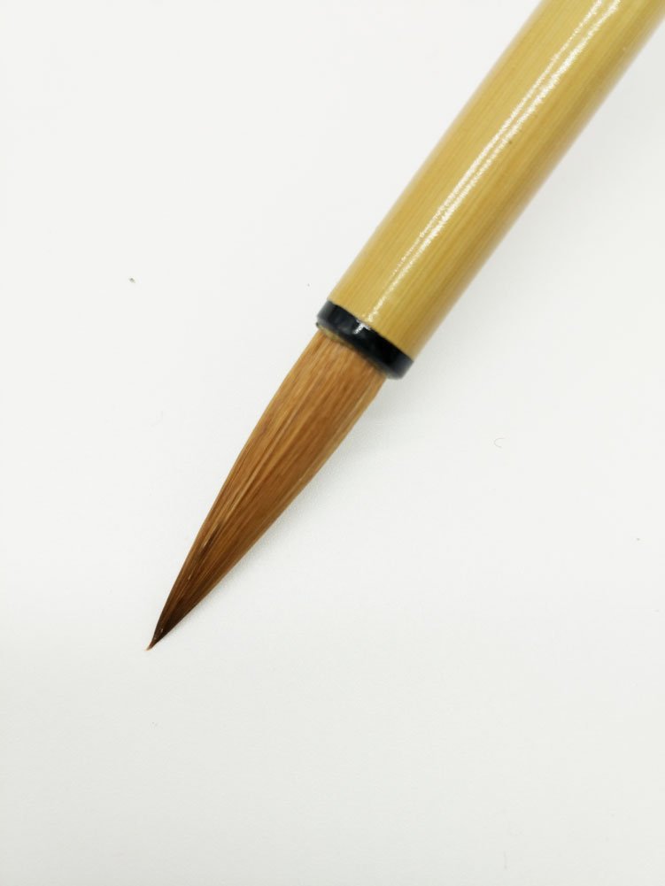 Easyou Hu Brush Chinese Brush for Running Cursive Script of Calligraphy and Landscape Drawing Bamboo Orchid Painting Wolf Hair(Weasel) 3pcs/pack(Size:L+M+S) lhsh