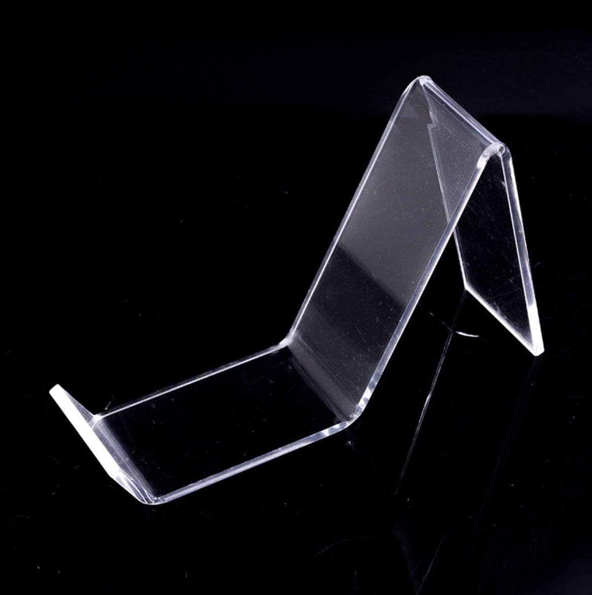 sccsport 10x Clear Acrylic Shoe Retail Shop Display Rack Show Stand Sandal Riser Support