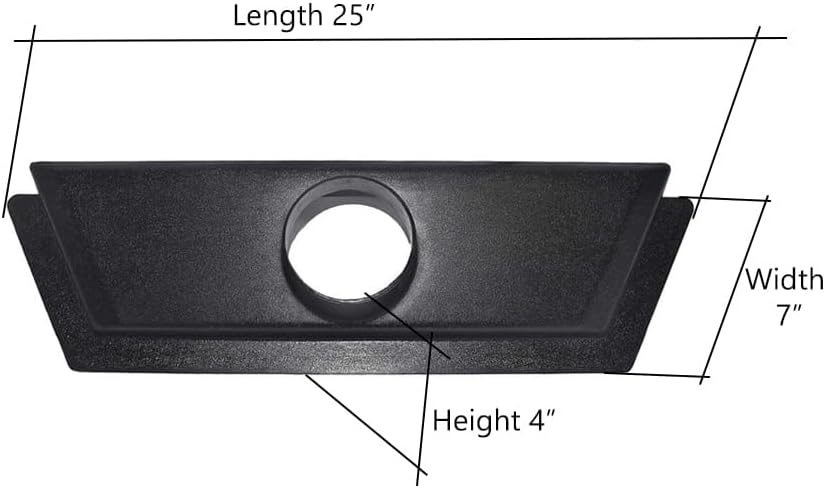 Big Horn 11115 24-Inch Floor Sweep with 4-Inch Port