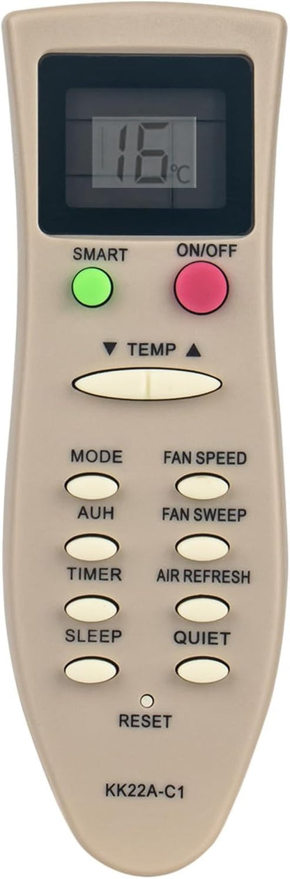KK22A-C1 PERFASCIN Infrared Remote Control for CHANGHONG KK22B-C1 Air Conditioner A/C