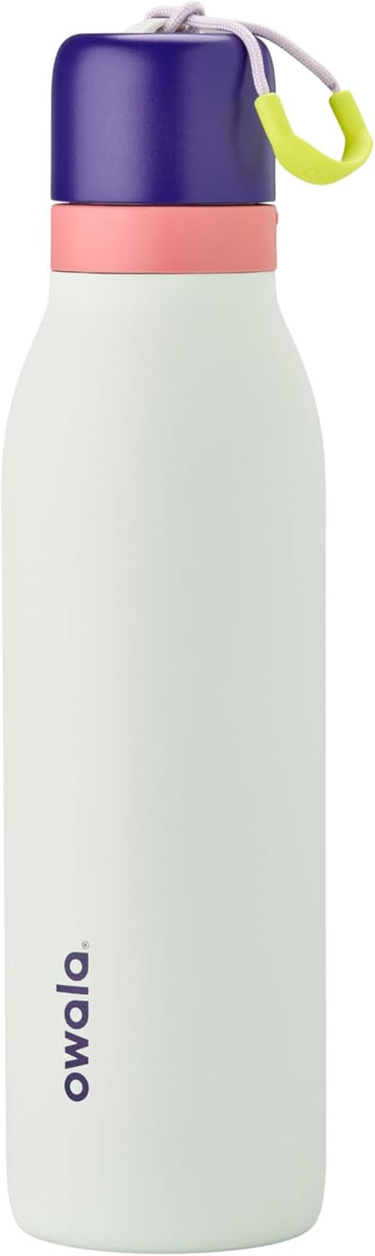 18-oz, Owala FreeSip Twist Insulated Stainless Steel Water Bottle with Straw for Sports and Travel, BPA-Free