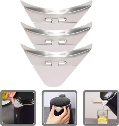 Operitacx Electric Tea Kettle Spout Cover Sleeve, Stainless Steel Pourers Spouts Caps Anti-splash Dispenser