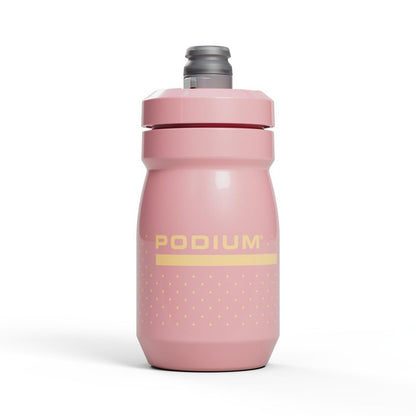 CamelBak Podium Bike Water Bottle 15oz – Lightweight Squeeze Bottle with High Flow Cap, Coral Sunset