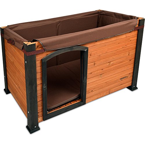 PRECISION PET PRODUCTS Log Cabin Dog House Insulation Kit - Machine Washable -Large