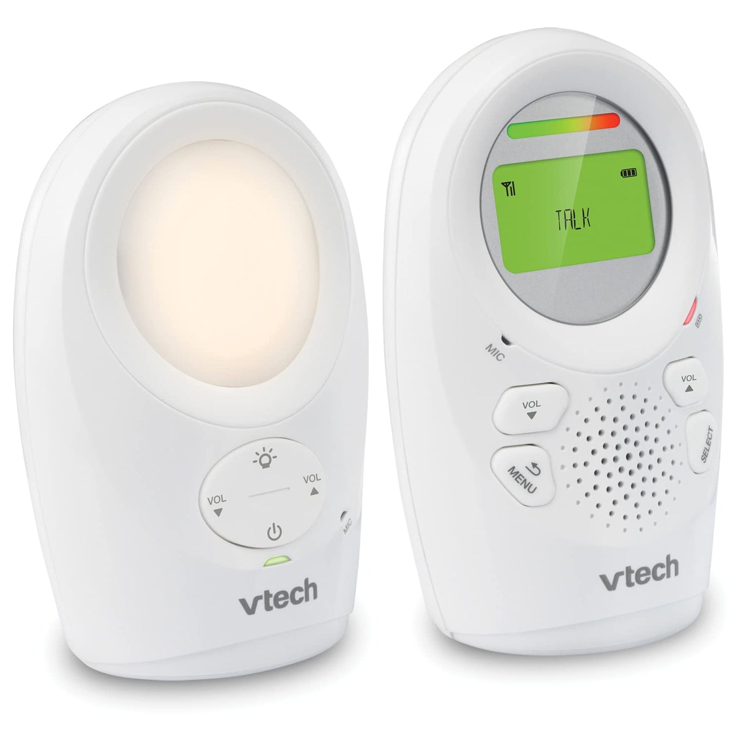 VTech DM1211 DM1211 Digital Audio Baby Monitor with Enhanced Range (1 Parent Unit) White