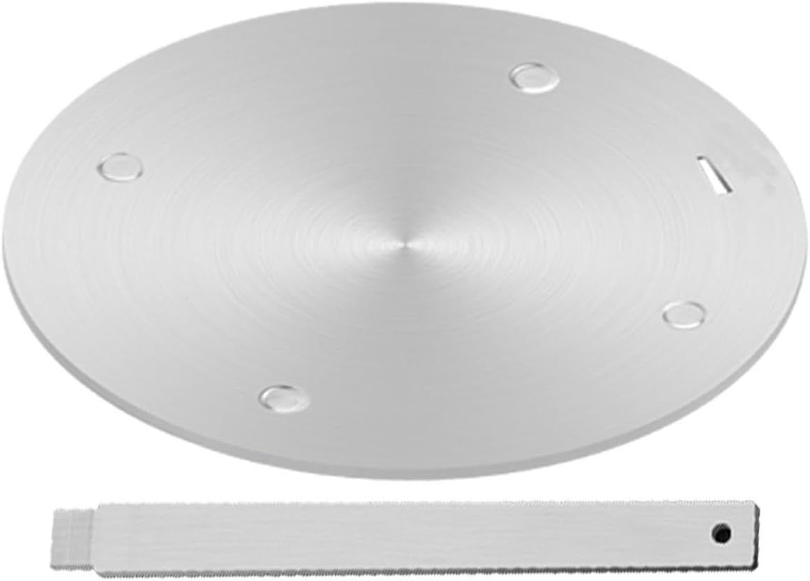 Induction Cooktop Adapter Plate, Lifenergric Stainless Steel Heat Diffuser for Gas Stove, 11inch with Detachable Handle
