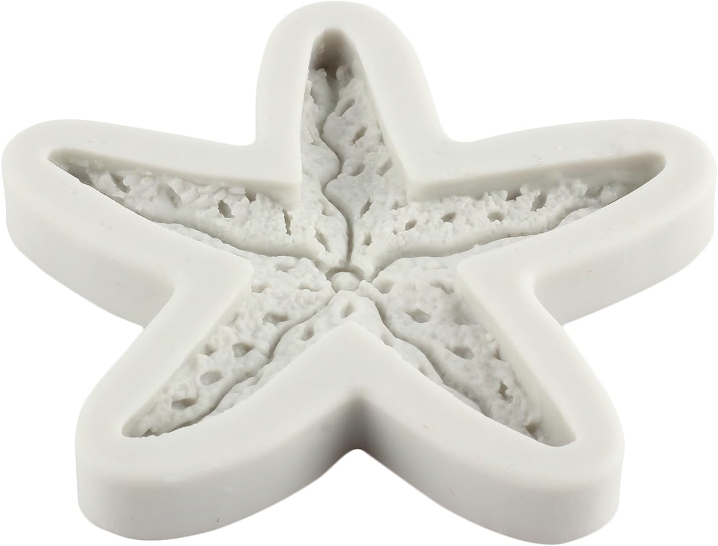 Starfish Silicone Fondant Mold, Marine Theme Cake Molds for Sugar Cake Decorating, Cupcake Topper