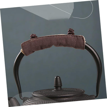 2pcs Teapot Handle Gloves - Decorative Kitchen Utensils Holder, Washable Handle Cover for Teapot and Kettle