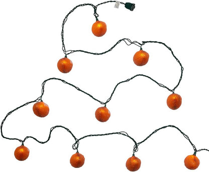 Kurt S. Adler UL1368 Football Set, 10 Lights, Brown