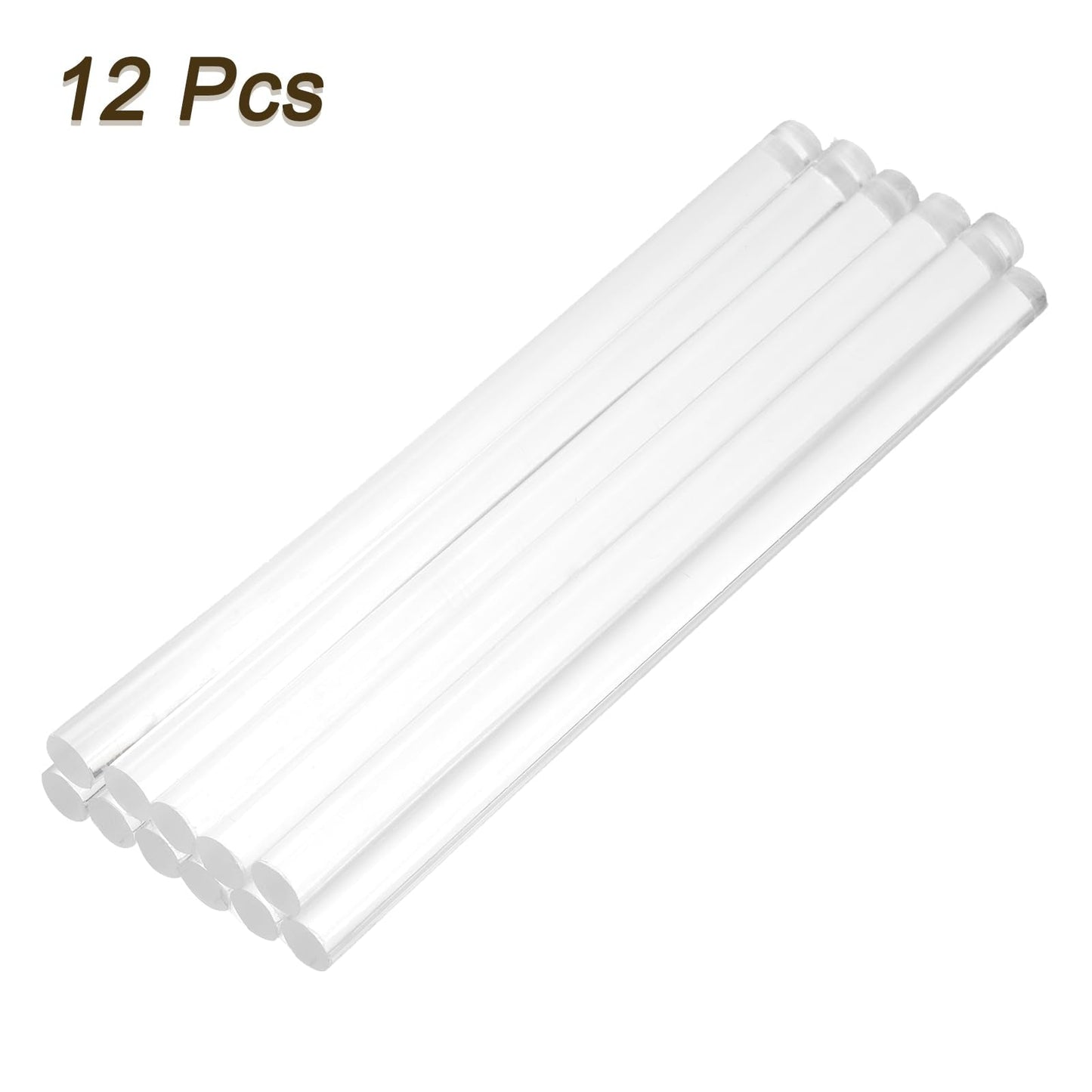 uxcell Mini Hot Glue Sticks for Glue Gun 11mm x 200mm Clear 12pcs
