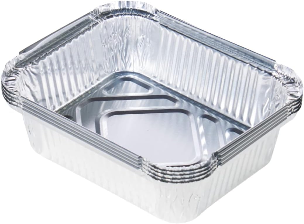 Brisk It Grease Tray Liner Compatible Zelos-450 Grill, Grill Accessories, Aluminum, 10Pack