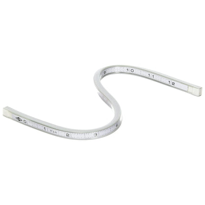 ALVIN - A1044-12, Truflex, Lightweight Aluminum Flexible Curve, Multipurpose Drafting Ruler for Drawing, Planning, and Design, Great for Students and Professionals - 12 Inches