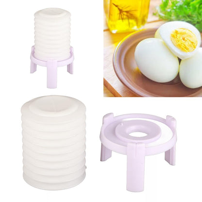 Egg Shell Remover Boiled Egg Extractor Egg Shell Peeler Huller Portable Kitchen Tools Egg Shell Remover (White)