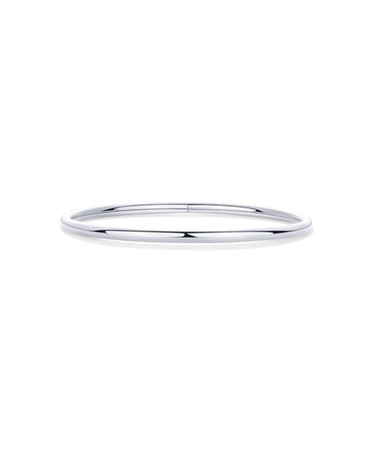 PAVOI Stainless Steel Bangle Bracelet for Women | Classic Lightweight Stacking Bracelet | Small/Medium Size