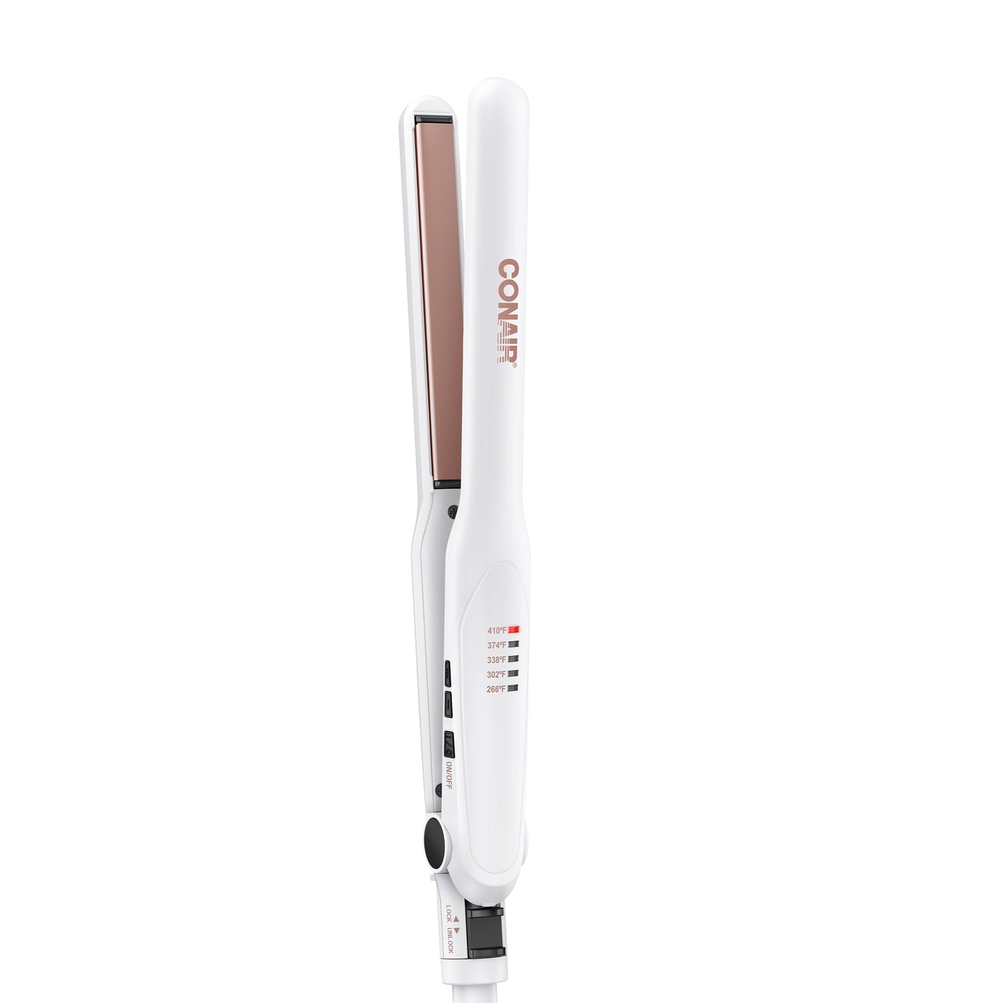 Conair Double Ceramic Flat Iron, 1 1/2-inch Wet-to-Dry Hair Straightener