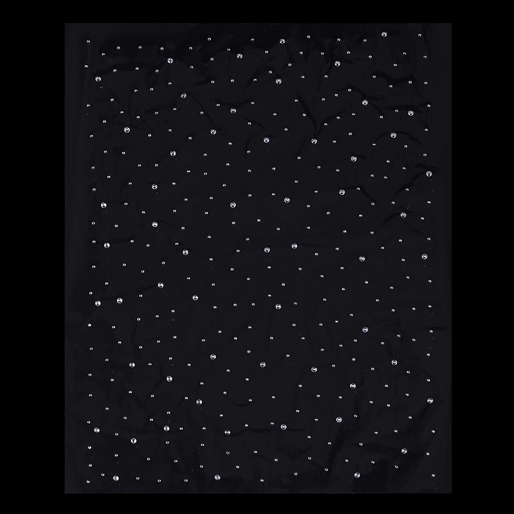 FINGERINSPIRE 10 Sheet Glitter Hotfix Rhinestone Iron on Crystal Rhinestone Decals 2mm & 3.5mm Flat Round Rhinestone Transfers Patches Hot Melt Sparkle Decals for Women Men Clothing DIY Decoration
