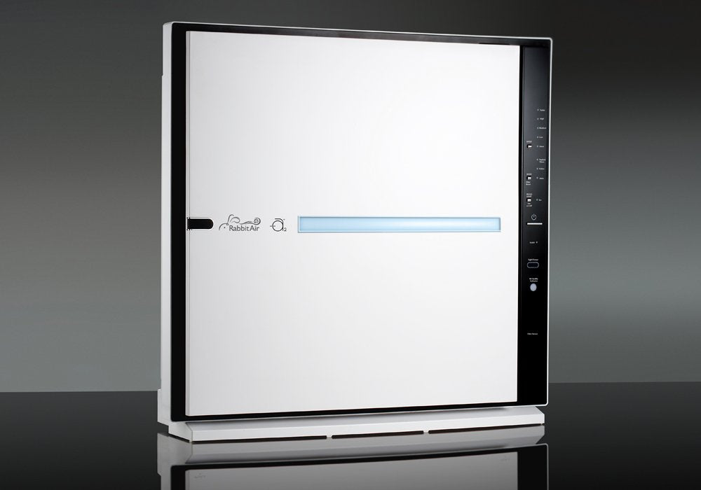 Rabbit Air, MinusA2 Air Purifiers for Home, Ultra Quiet HEPA Air Purifier - Wall Mountable Air Purifiers for Home Large Room, Allergies, Dust, Mold, Smoke & VOCs - (SPA-780A, White, Germ Defense)