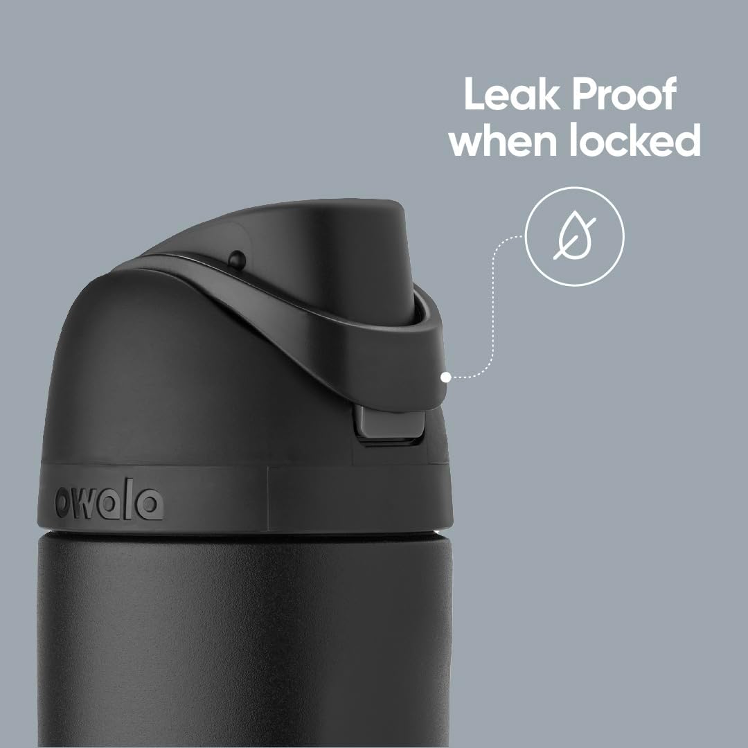 Owala FreeSip Insulated Stainless Steel Water Bottle - BPA-Free, 40 Oz, Denim | Perfect for Travel