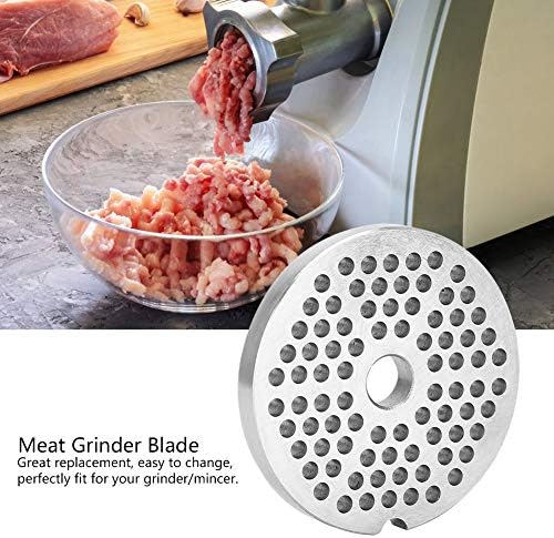 Meat Grinder Blade Mincer Plate Disc Knife Replacement Accessories, Stainless Steel Discs for Mixer FGA