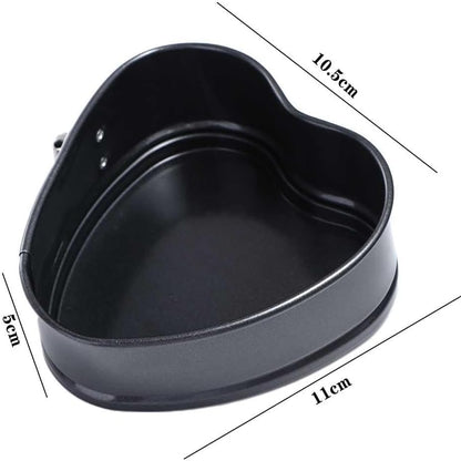 Heart Shaped Springform Cake Mold Pan, Nonstick Bakeware with Removable Loose Base for Cake Baking